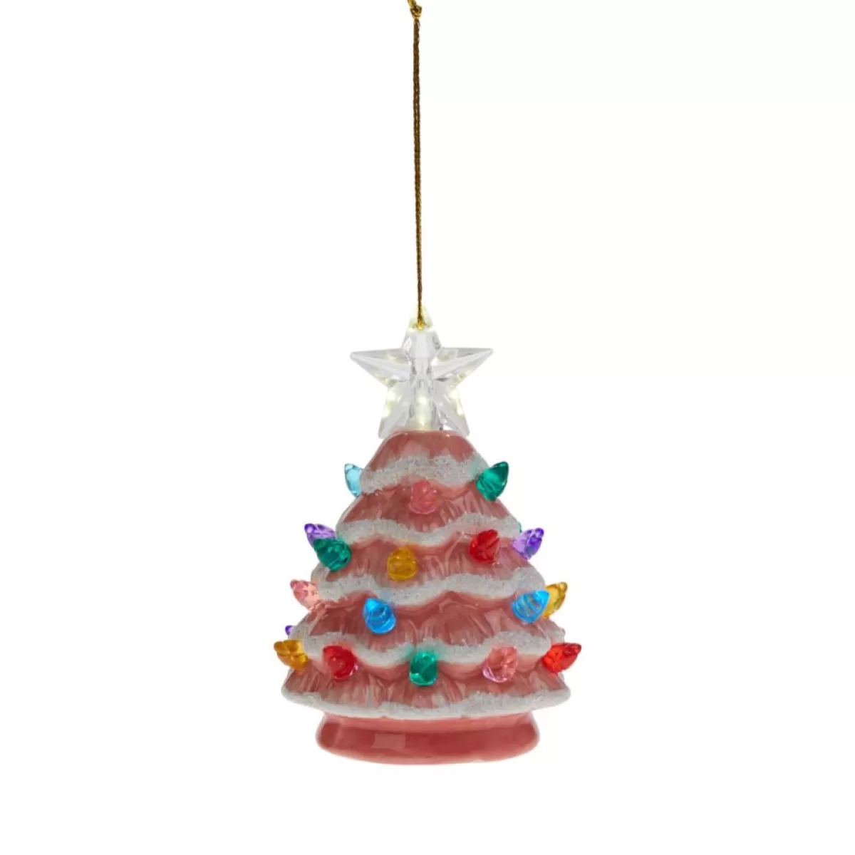 Mr. Christmas Indoor Decor | As Is Set Of 3 Mini Snow-Tipped Nostalgic Trees With Timer