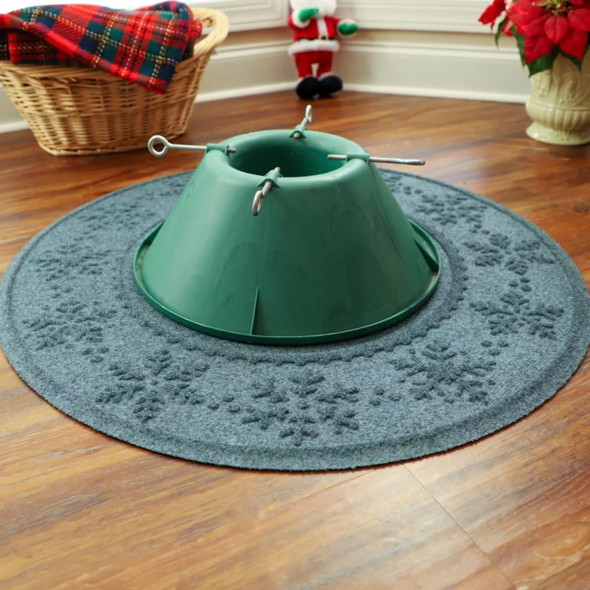 Aqua Shield Holiday Textiles | Bungalow Flooring 35" Round Tree Skirt Mat