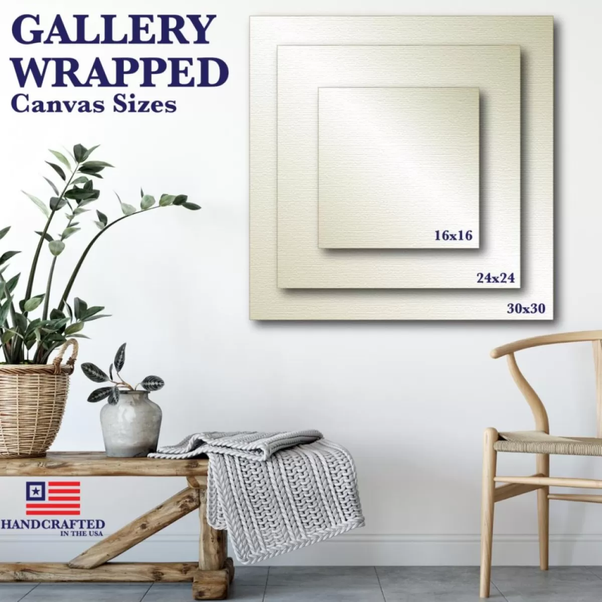 Courtside Market Indoor Decor | Merry & Bright Canvas Wall Art