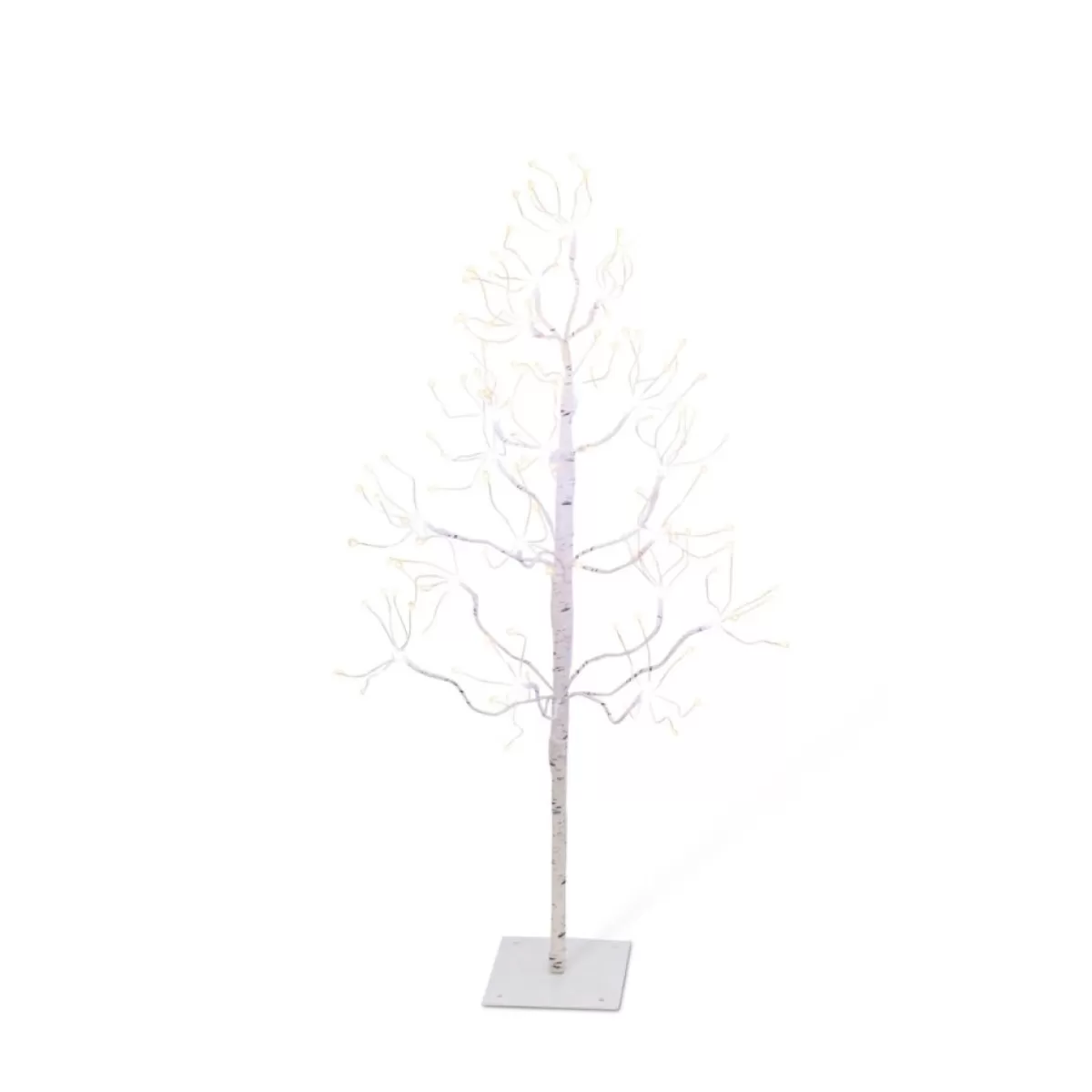 Gerson Indoor Decor | 3' White Electric Birch Tree With Led Lights