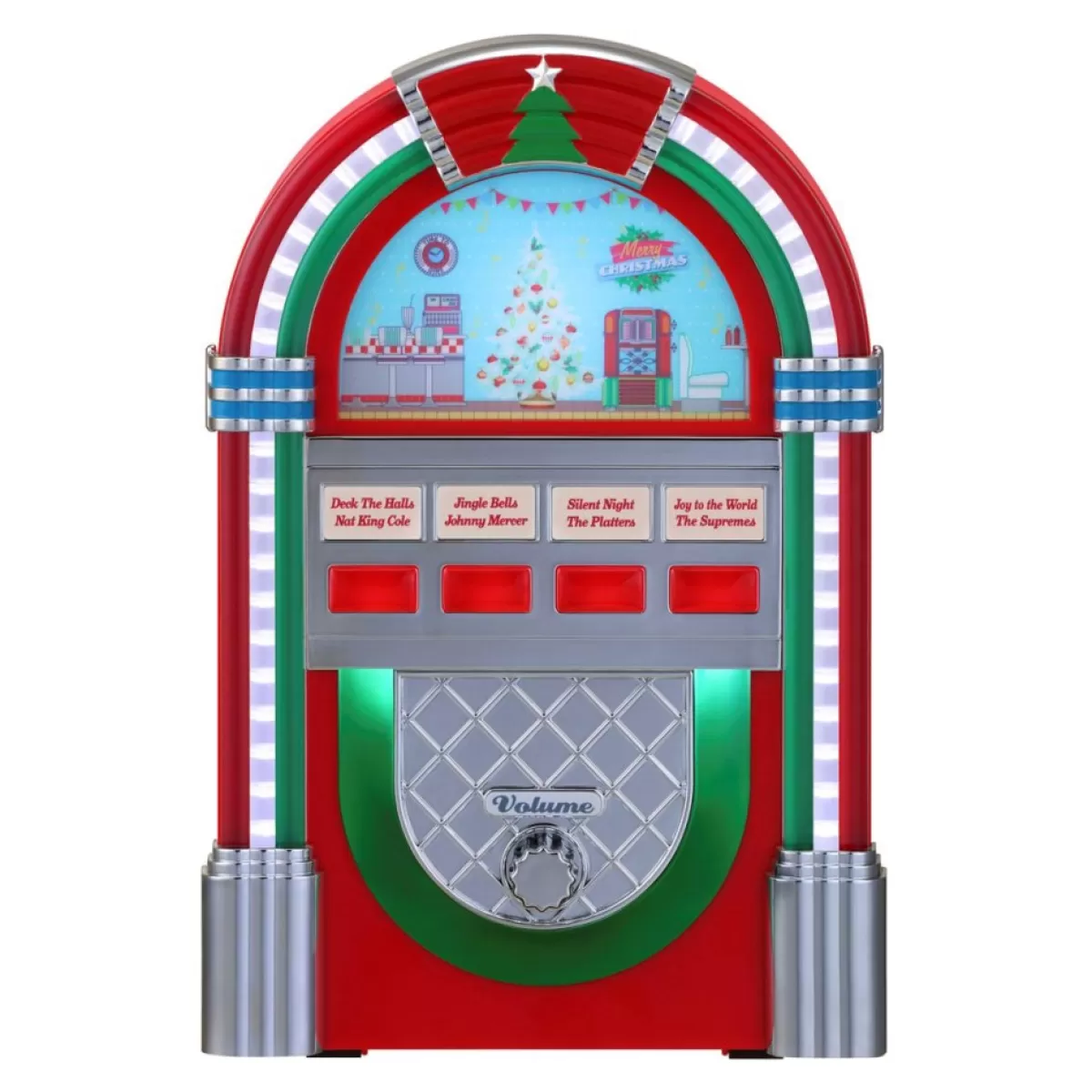 Mr. Christmas Indoor Decor | 9" Vintage Holiday Jukebox