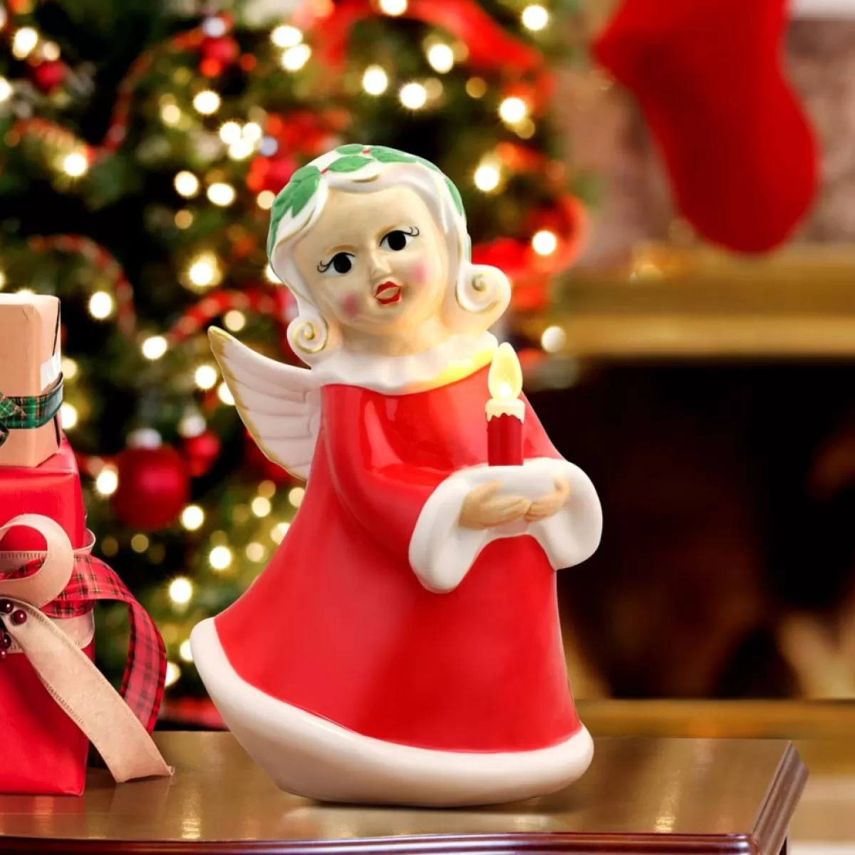 Mr. Christmas Indoor Decor | Nostalgic Holiday Figure With Led Lights And Timer