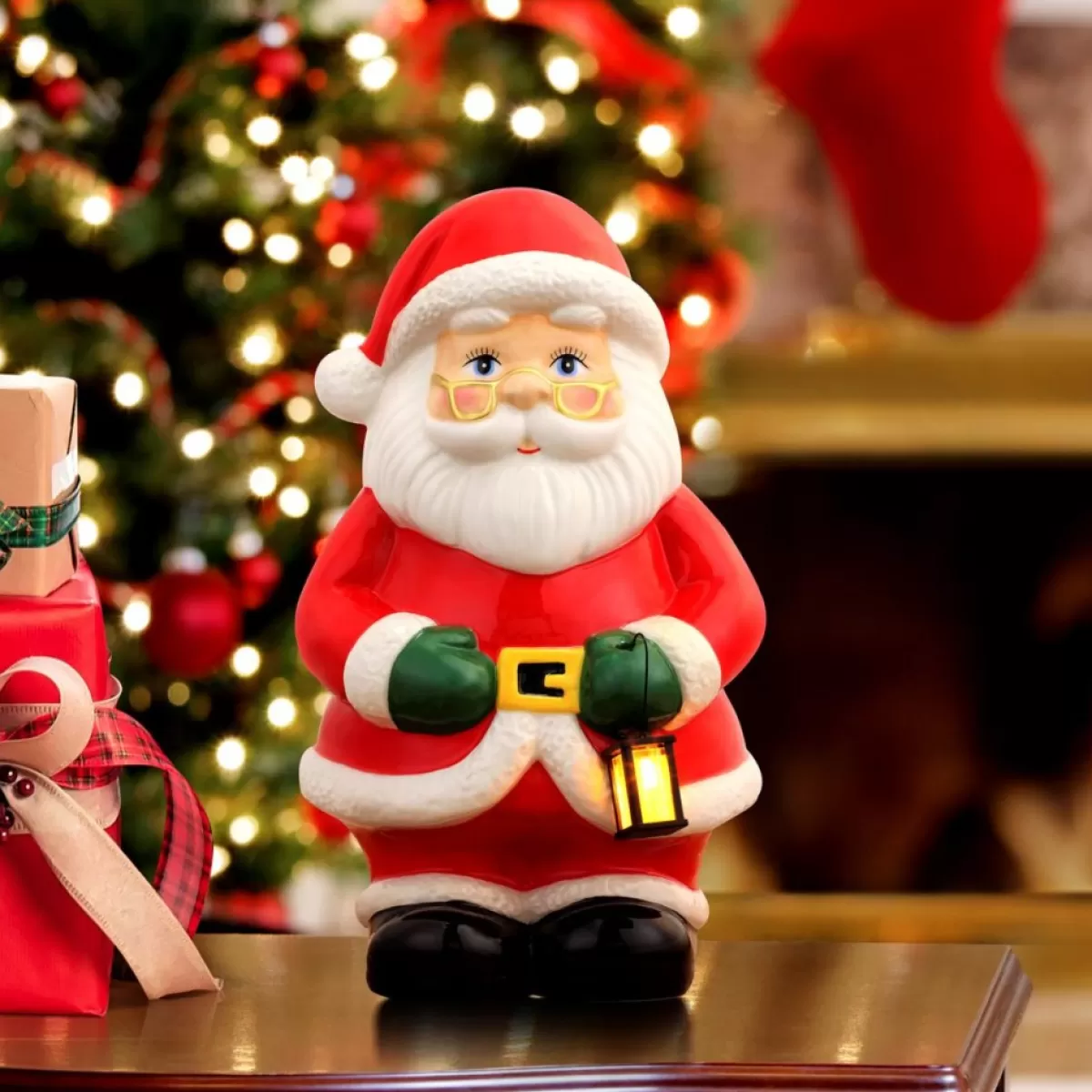 Mr. Christmas Indoor Decor | Nostalgic Holiday Figure With Led Lights And Timer