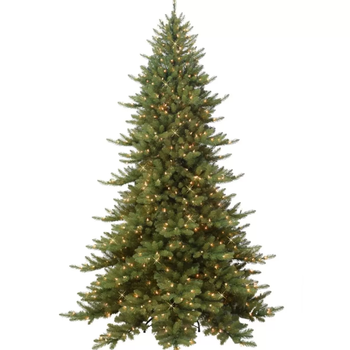 Puleo International Christmas Trees | Puleo Intl. 9' Prelit Royal Fraser Fir Green Tree With Memory Tips