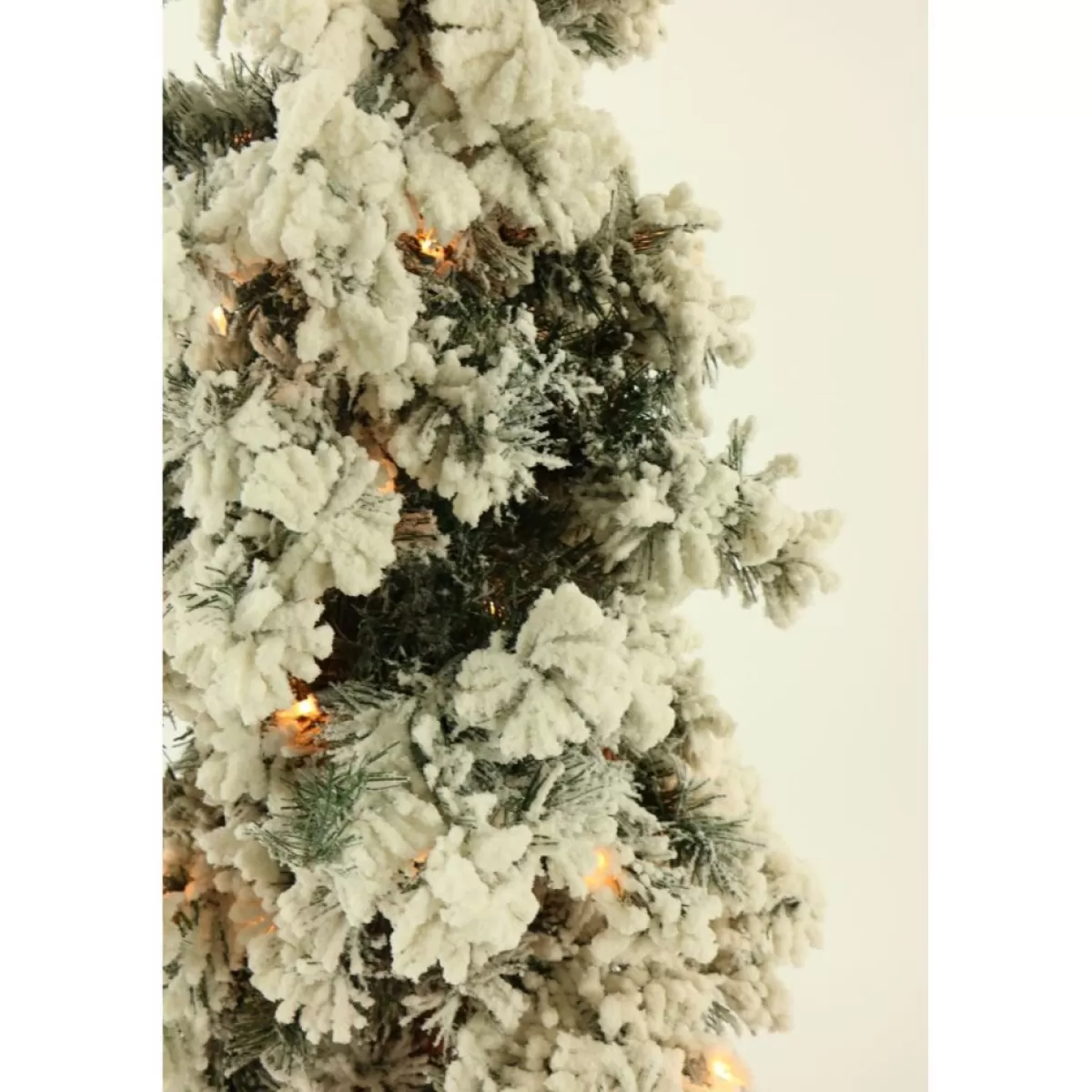 Almo Christmas Trees | Set Of 3 Snowy Alpine Trees With Clear Lights (2-Ft. 3-Ft. 4-Ft.)