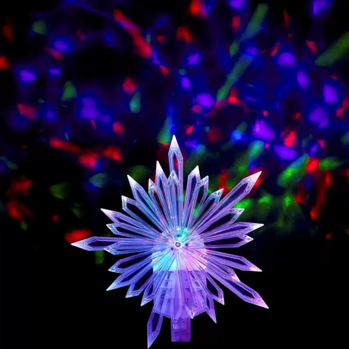Winter Lane Ornaments & Tree Toppers | Starburst Projection Christmas Tree Topper
